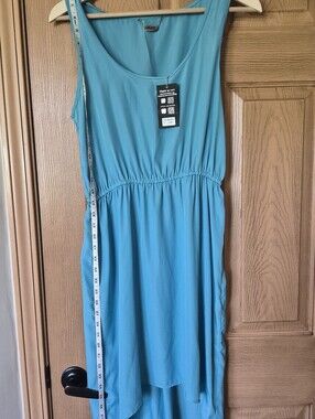 Ali & Kris Bright Aqua Scoop Neck Dress